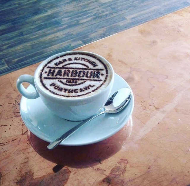 Custom Stencil Design for Harbour Bar And Kitchen