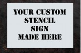 Sign Stencils